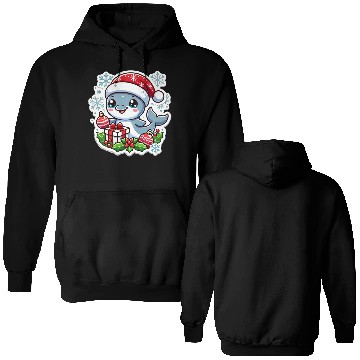 Discover Holiday Dolphin Splash Double Sided Hoodies