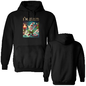 Discover Snack-ish Elf Double Sided Hoodies