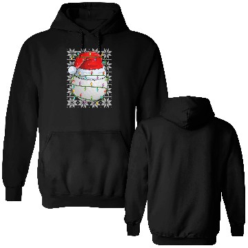 Discover Golf Christmas Lights Double Sided Hoodies