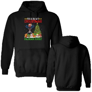 Discover Lacrosse Christmas Tree Lights Double Sided Hoodies