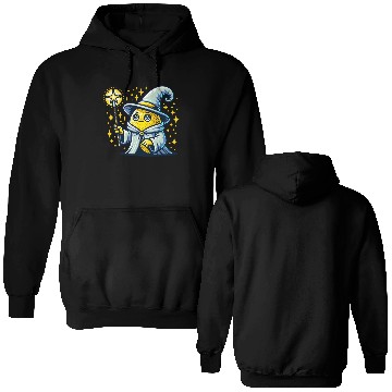 Discover Cute Wizard Lemon with Magic Wand Double Sided Hoodies