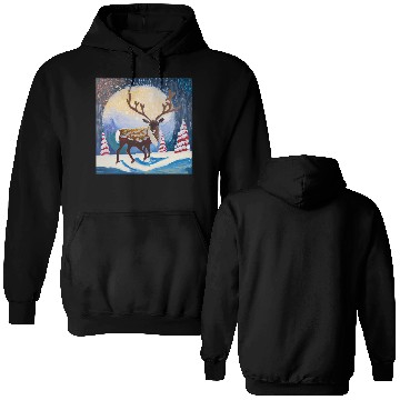 Discover Christmas raider Double Sided Hoodies