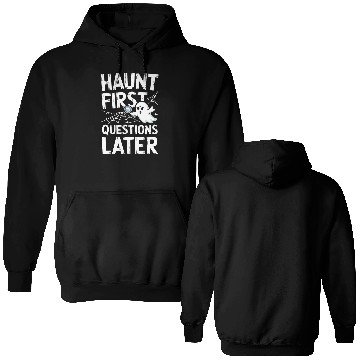 Discover Paranormal Comedy Funny Ghost Humor Lighthearted Double Sided Hoodies