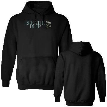 Discover Breathe deep Yoga Double Sided Hoodies