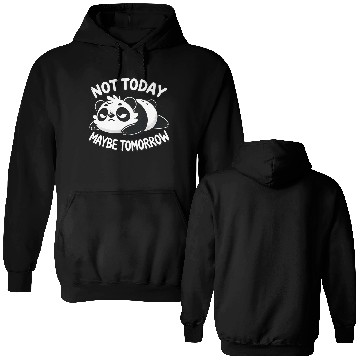 Discover Grumpy Panda – Not Today, Maybe Tomorrow Double Sided Hoodies