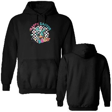 Discover Hip-Hop Easter Bunny Vibes Double Sided Hoodies