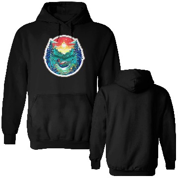 Discover Camping Serenity Double Sided Hoodies