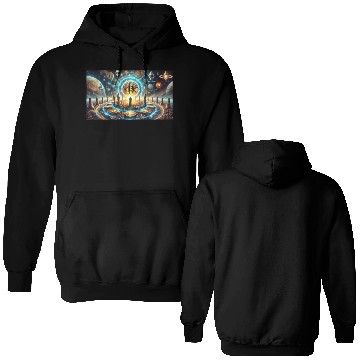 Discover Bitcoin World Double Sided Hoodies