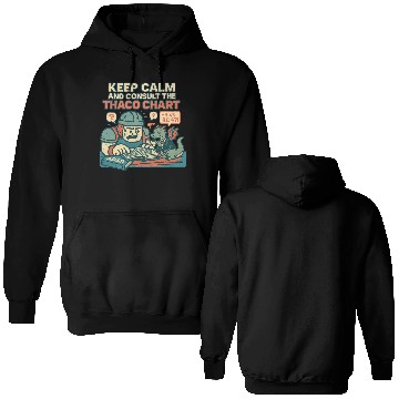 Discover Keep Calm THAC0 Double Sided Hoodies