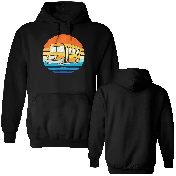 Discover School Bus Driver Double Sided Hoodies