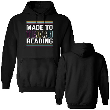 Discover Back To School Reading Teacher Double Sided Hoodies