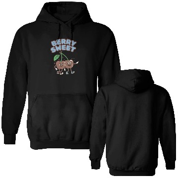 Discover Whimsical Cherry Characters Design Double Sided Hoodies
