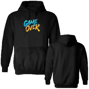 Discover Graffiti Style Game Over Design Double Sided Hoodies
