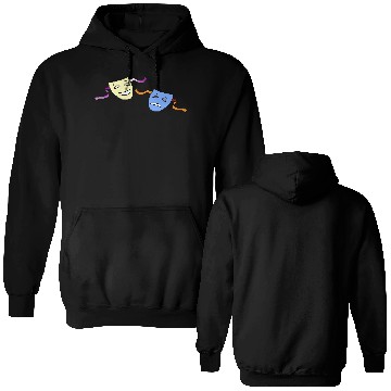 Discover Beagle Bros Comedy Tragedy Double Sided Hoodies
