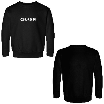 Discover CRASS No Authority T/Double Sided Sweatshirts