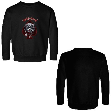 Discover vintage 1985 Motorhead 10th Anniversary World Tour Double Sided Sweatshirts