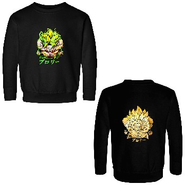 Discover Broly Graphic Double Sided Sweatshirts-Double Sided Sweatshirts