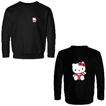 Discover Hello Kitty Red Men Zip Up Double Sided Sweatshirts