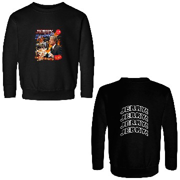 Discover Jerry Springer Show Bootleg Black Double Sided Sweatshirts