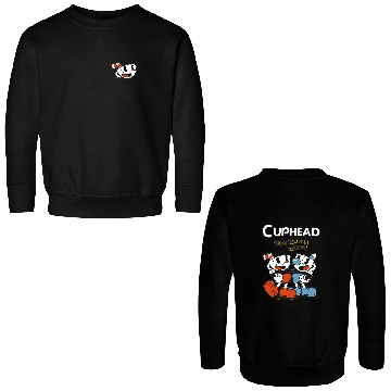 Discover Cuphead Zipper Double Sided Sweatshirts