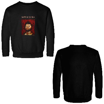 Discover Vintage 1996 Sepultura Roots World Tour Double Sided Sweatshirts, Sepultura Double Sided Sweatshirts, Sepultura Double Sided Sweatshirts