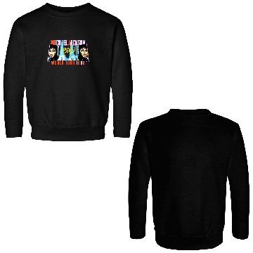 Discover Michael Jackson Bad World Tour Double Sided Sweatshirts 1988 Med
