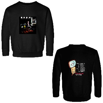 Discover Rush Power Windows Tour 1985 Retro Double Sided Sweatshirts Gift