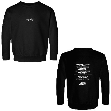 Discover Arctic Monkeys Double Sided Sweatshirts