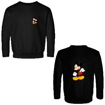 Discover 2024 New Mickey Mouse Men Zip Up Double Sided Sweatshirts