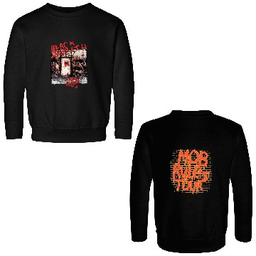 Discover Vintage 90S Black Sabbath Mob Rules Album Couverture Double Sided Sweatshirts Double Sided Sweatshirts