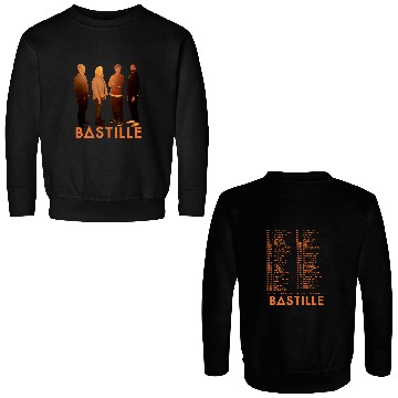 Discover Bastille 2023 Tour Double Sided Sweatshirts, Bastille North American Tour Double Sided Sweatshirts