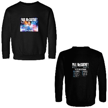 Discover P mccartney Got Back Tour Double Sided Sweatshirts Double Sided Sweatshirts