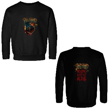 Discover Vintage Alice Cooper Black Double Sided Sweatshirts Unisex 2 side