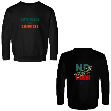 Discover Catholics Vs Convicts 1988 Double Sided Sweatshirts