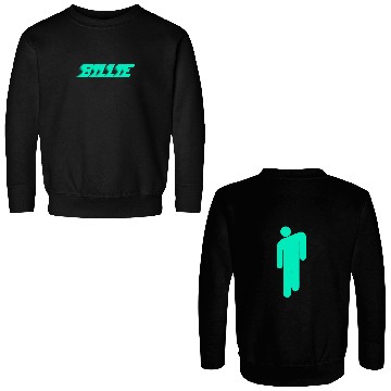 Discover Billie Eilish Unisex Pullover Double Sided Sweatshirts: Logo & Blohsh