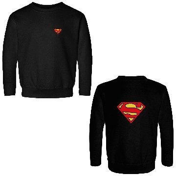 Discover DC Comics Superman Logo Zip-Up Double Sided Sweatshirts