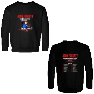 Discover John Fogerty The Celebration Tour 2024 Double Sided Double Sided Sweatshirts