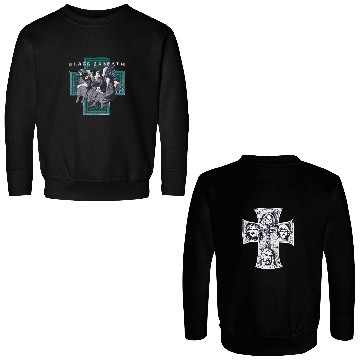 Discover Black Sabbath Heaven and Hell Concert Double Sided Sweatshirts