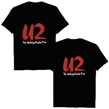 Discover vintage 1985 U2 Unforgettable Fire Double Sided T-Shirts