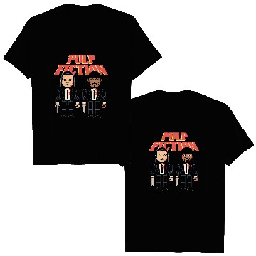 Discover Vintage Y2K 2000s Pulp Fiction Lego type short sleeve Double Sided T-Shirts