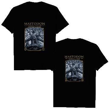 Discover Mastodon Unisex Pullover Double Sided T-Shirts: Hushed & Grim Cover