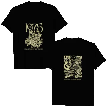 Discover Retro The 1975 Tour 2024 Double Sided Double Sided T-Shirts