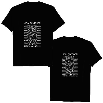 Discover Joy Division Unisex Hooded Top: Unknown Pleasures Double Sided T-Shirts