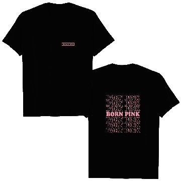 Discover Black Pink Born Pink World Tour 2022 Double Sided T-Shirts