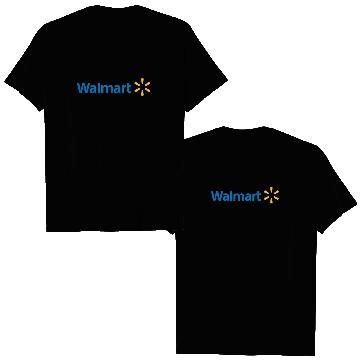 Discover Walmart Logo Active Double Sided T Shirts