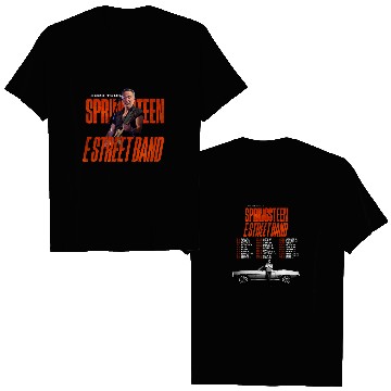 Discover Bruce Springsteen Tour 2023 Double Sided T-Shirts