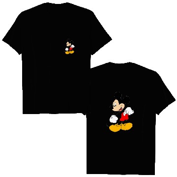 Discover 2024 New Mickey Mouse Men Zip Up Double Sided T Shirts