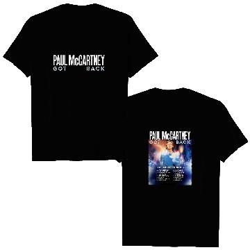 Discover P mccartney Got Back Tour Double Sided T Shirts Double Sided T Shirts