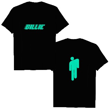 Discover Billie Eilish Unisex Pullover Double Sided T-Shirts: Logo & Blohsh