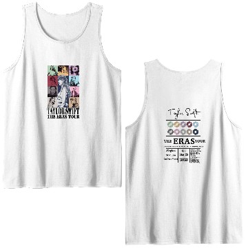 Discover Tay.lor S.wi.ft The E.r.a.s Tour Double Sided Tank Tops